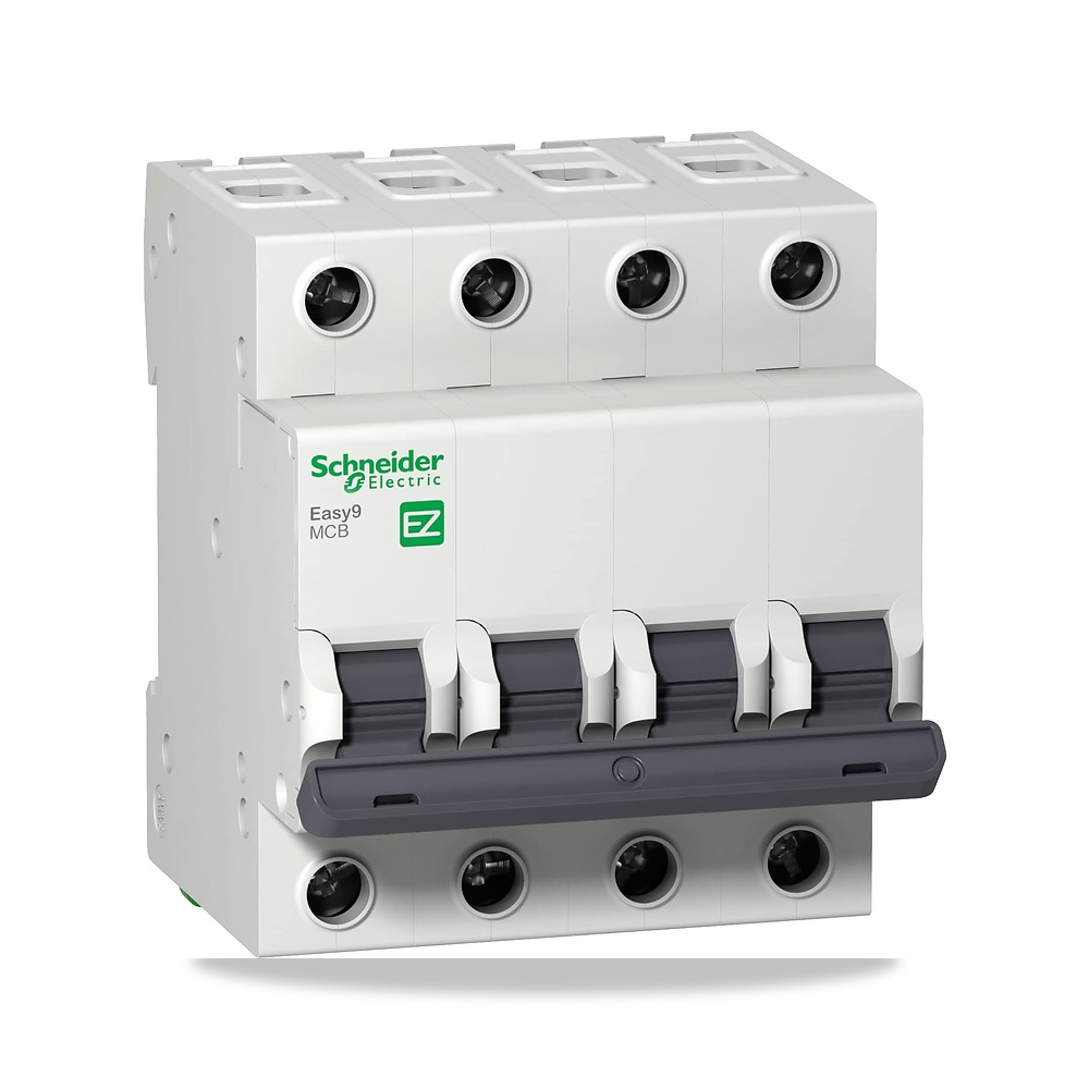 صورة منتج شنايدر ايليكتريك Easy9 MCB 4P 63A C 6000A 400V EZ9F56463 شنايدر الكتيريك – 400 فولت - كود الصنف reemco-2027-1796265 - ماركة يباع من خلال reemco - توريد وتصوير حصري لشركة ريمكو القابضة السعودية