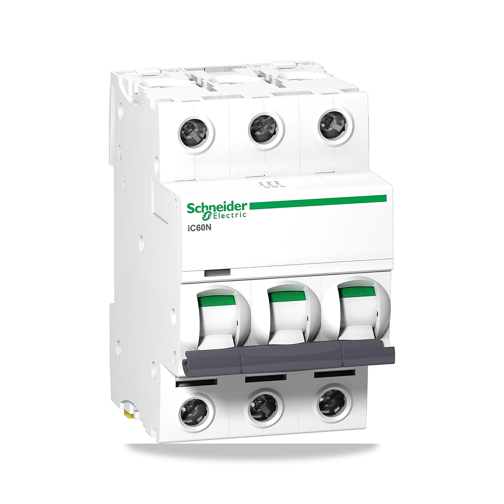 صورة منتج قاطع دارة كهربائي صغير من شنايدر الكتريك، Acti9 Ic60N، ثنائي القطب 3P بمنحنى فصل C، تيار 40 امبير شنايدر الكتيريك - كود الصنف reemco-2027-1796266 - ماركة يباع من خلال reemco - توريد وتصوير حصري لشركة ريمكو القابضة السعودية