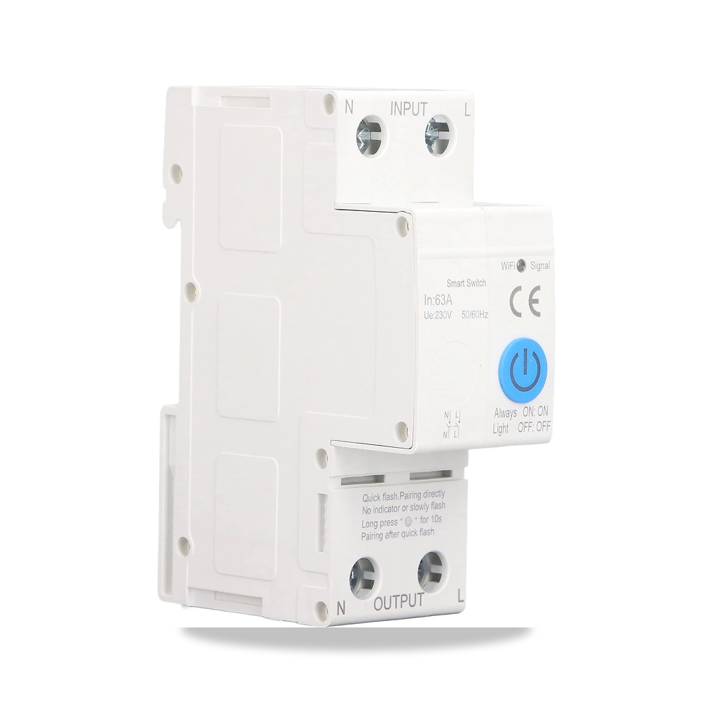 صورة منتج مارهينشوس مفتاح تحكم عن بعد لكسر الدارة الكهربائية الذكي 2P 63A AC230V – المادة بولي كربونات، نحاس أصفر – 1-63 أمبير - كود الصنف reemco-2027-1798337 - ماركة يباع من خلال reemco - توريد وتصوير حصري لشركة ريمكو القابضة السعودية