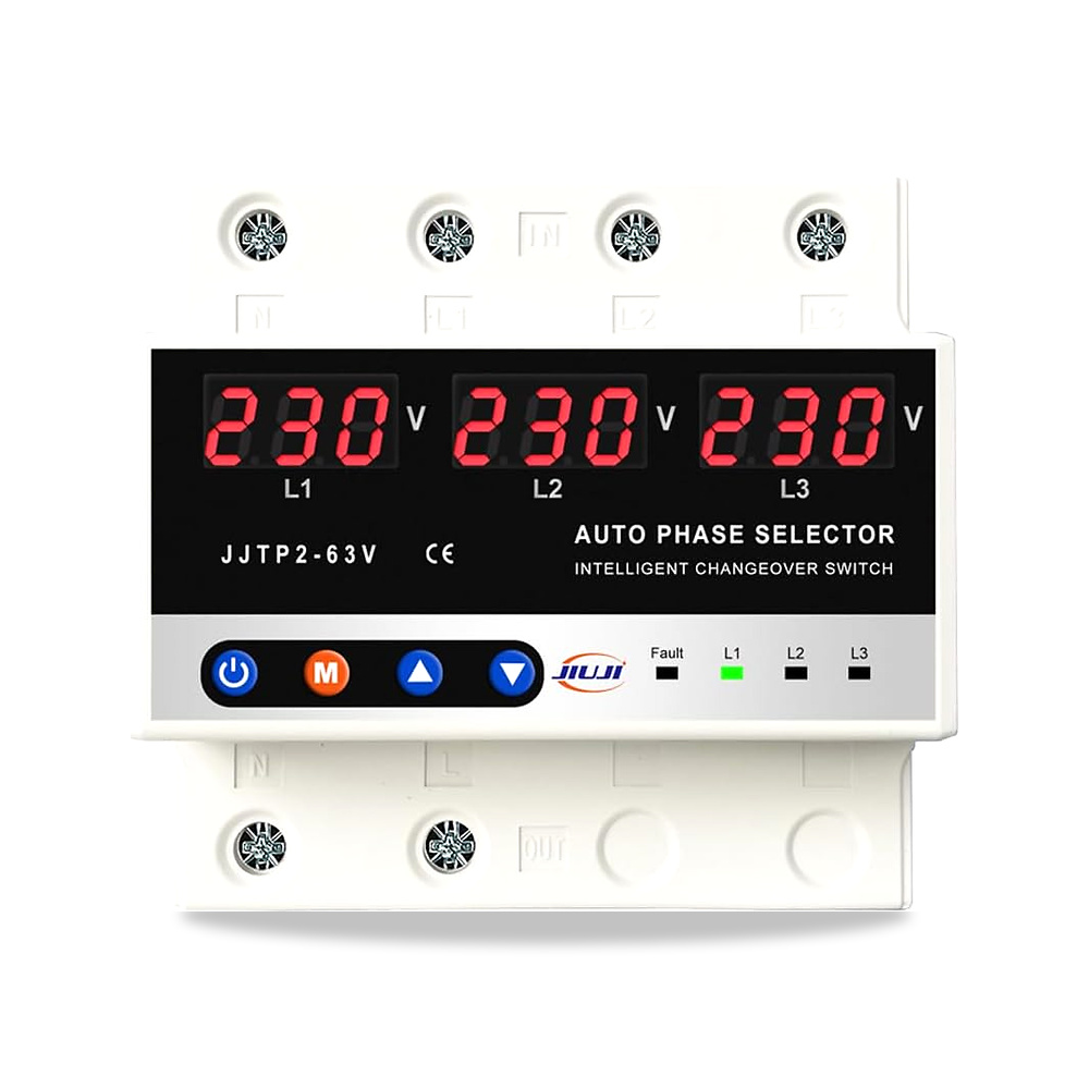 صورة منتج اونا مقياس الجهد الكهربائي بشاشة رقمية مع حماية قابلة للتعديل من موديل JJTP2-63V, JJTP2-100V (اختياري) - كود الصنف reemco-2027-1798511 - ماركة يباع من خلال reemco - توريد وتصوير حصري لشركة ريمكو القابضة السعودية