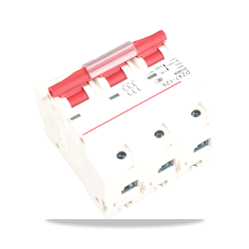 صورة منتج قاطع دائرة كهربائية مصغر من البلاستيك نوع D DZ47 125 3P 80A الى 100A 400V 10KA موديل DZ47-125 3P D80~100A - كود الصنف reemco-2027-1800536 - ماركة يباع من خلال reemco - توريد وتصوير حصري لشركة ريمكو القابضة السعودية