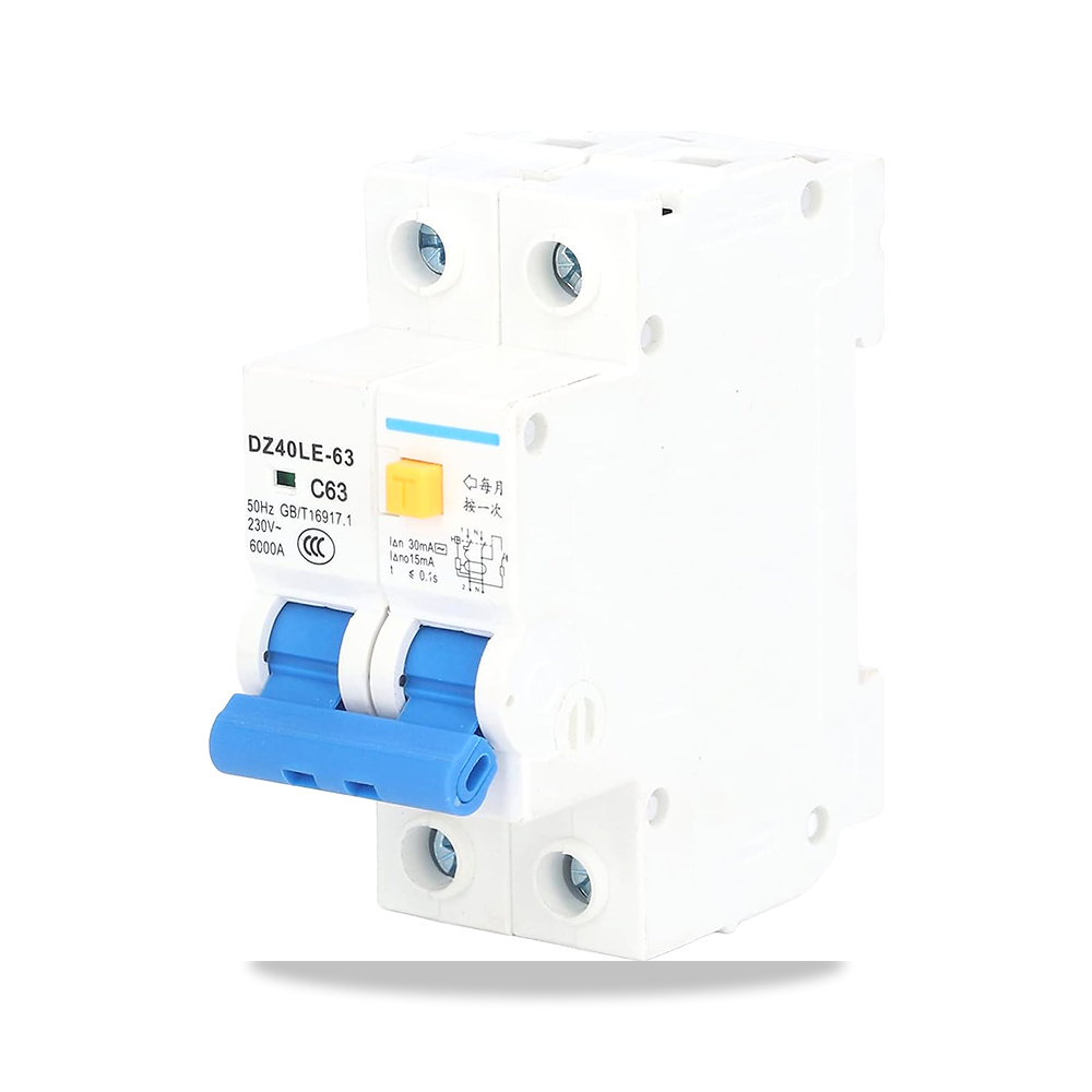 صورة منتج قاطع دائرة كهربائية مصغر للحماية من التسرب من واي كاوتي DZ40LE-63 C63 230V 50Hz 63A 30mA للمكاتب والمباني - كود الصنف reemco-2027-1800997 - ماركة يباع من خلال reemco - توريد وتصوير حصري لشركة ريمكو القابضة السعودية
