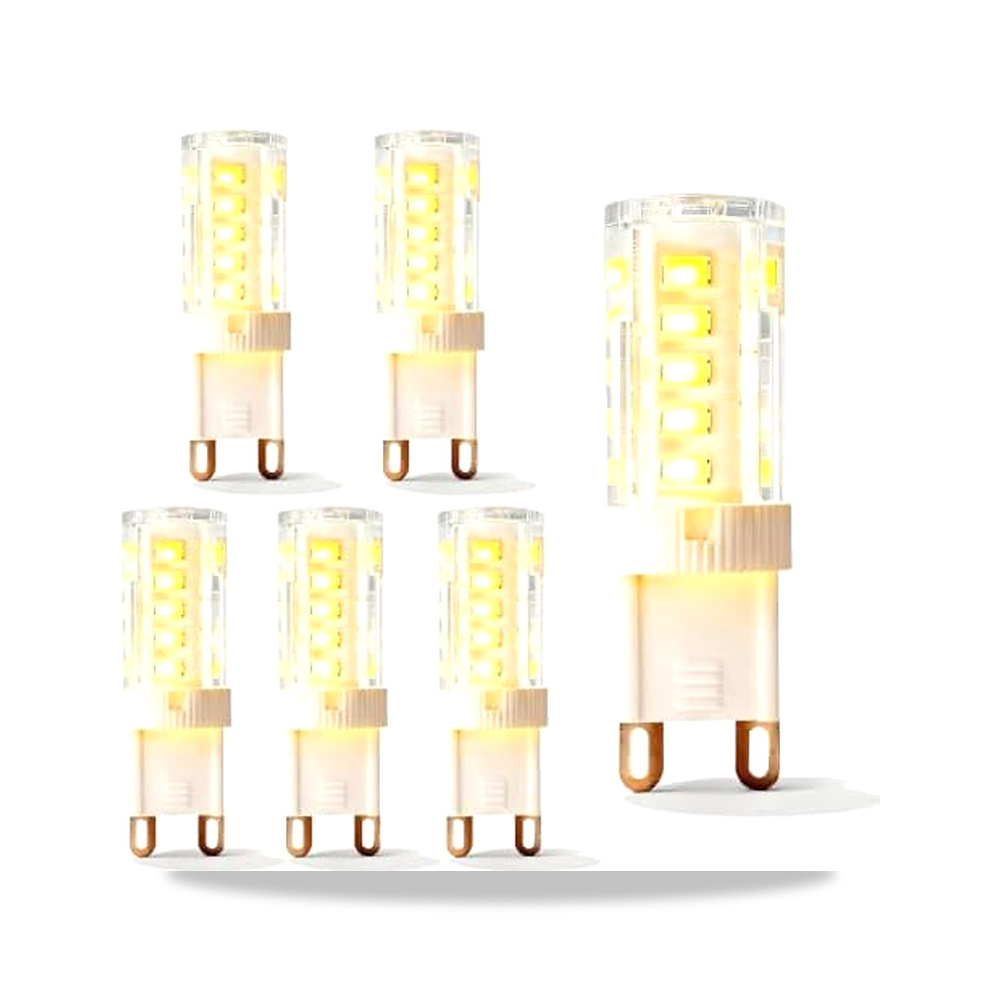 صورة منتج مصابيح LED G9 من ابوتو، لمبة LED 3 واط 2900 كلفن ابيض دافئ 320 لومن 40 واط بديلة هالوغن، عبوة من 6 قطع - كود الصنف reemco-2027-1802551 - ماركة يباع من خلال reemco - توريد وتصوير حصري لشركة ريمكو القابضة السعودية
