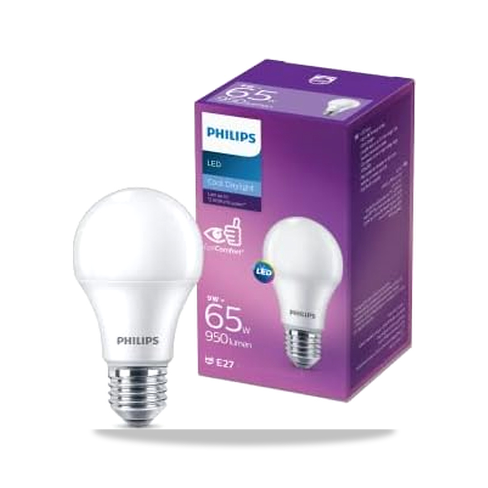 صورة منتج مصباح LED 9 واط E27 230 فولت 6500 كلفن 230V/12 من فيليبس، صناعة سعودية، اضاءة ساطعة بضوء نهاري، متعدد - كود الصنف reemco-2027-1802559 - ماركة يباع من خلال reemco - توريد وتصوير حصري لشركة ريمكو القابضة السعودية