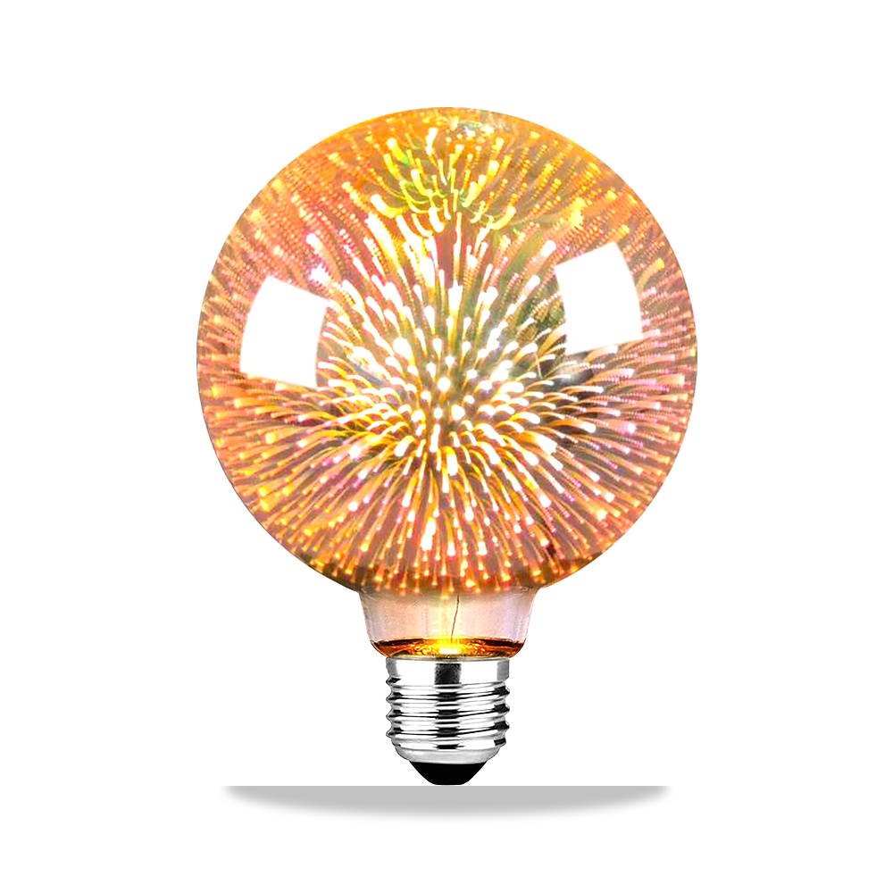 صورة منتج مصباح LED E27، E27 فينتاج ثلاثي الابعاد للالعاب النارية G95 3 واط، غطاء زجاجي رترو مناسب لتزيين غرف المعيشة - كود الصنف reemco-2027-1802787 - ماركة يباع من خلال reemco - توريد وتصوير حصري لشركة ريمكو القابضة السعودية