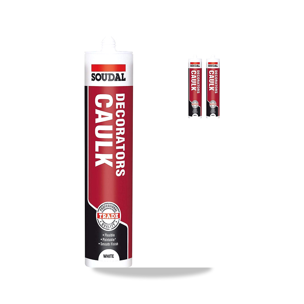 صورة منتج حزمة من 2 قطعة، سودال Decorator Caulk Filling Filler الاكريليك لاصق سيليكون مانع للتسرب - كود الصنف reemco-2027-1805645 - ماركة يباع من خلال reemco - توريد وتصوير حصري لشركة ريمكو القابضة السعودية