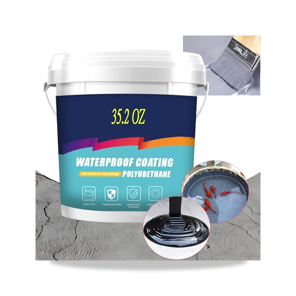 صورة منتج طلاء مقاوم للماء من البولي يوريثين، 35 اونصة، صديق للبيئة ومقاوم للماء، بولي يوريثين للأسقف والجدران - كود الصنف reemco-2027-1806270 - ماركة يباع من خلال reemco - توريد وتصوير حصري لشركة ريمكو القابضة السعودية