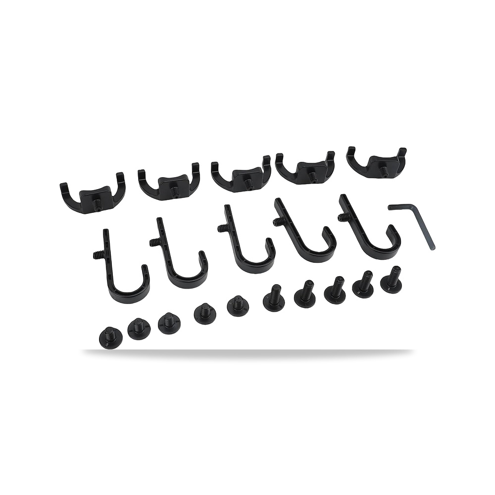 صورة منتج خطافات جراج مثبتة على الحائط على شكل حرف J وU من اوبونج، تخزين ادوات الحديقة مع براغي ومفتاح ربط 5 جيه 5 يو - كود الصنف reemco-2027-1812246 - ماركة يباع من خلال reemco - توريد وتصوير حصري لشركة ريمكو القابضة السعودية