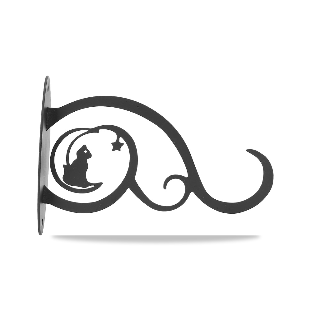صورة منتج هوفي خطاف نباتات من الحديد الاسود متعدد الاستخدامات، لاطعام الطيور والفوانيس والديكورات، سهل التركيب، مناسب للجدران - كود الصنف reemco-2027-1814210 - ماركة يباع من خلال reemco - توريد وتصوير حصري لشركة ريمكو القابضة السعودية