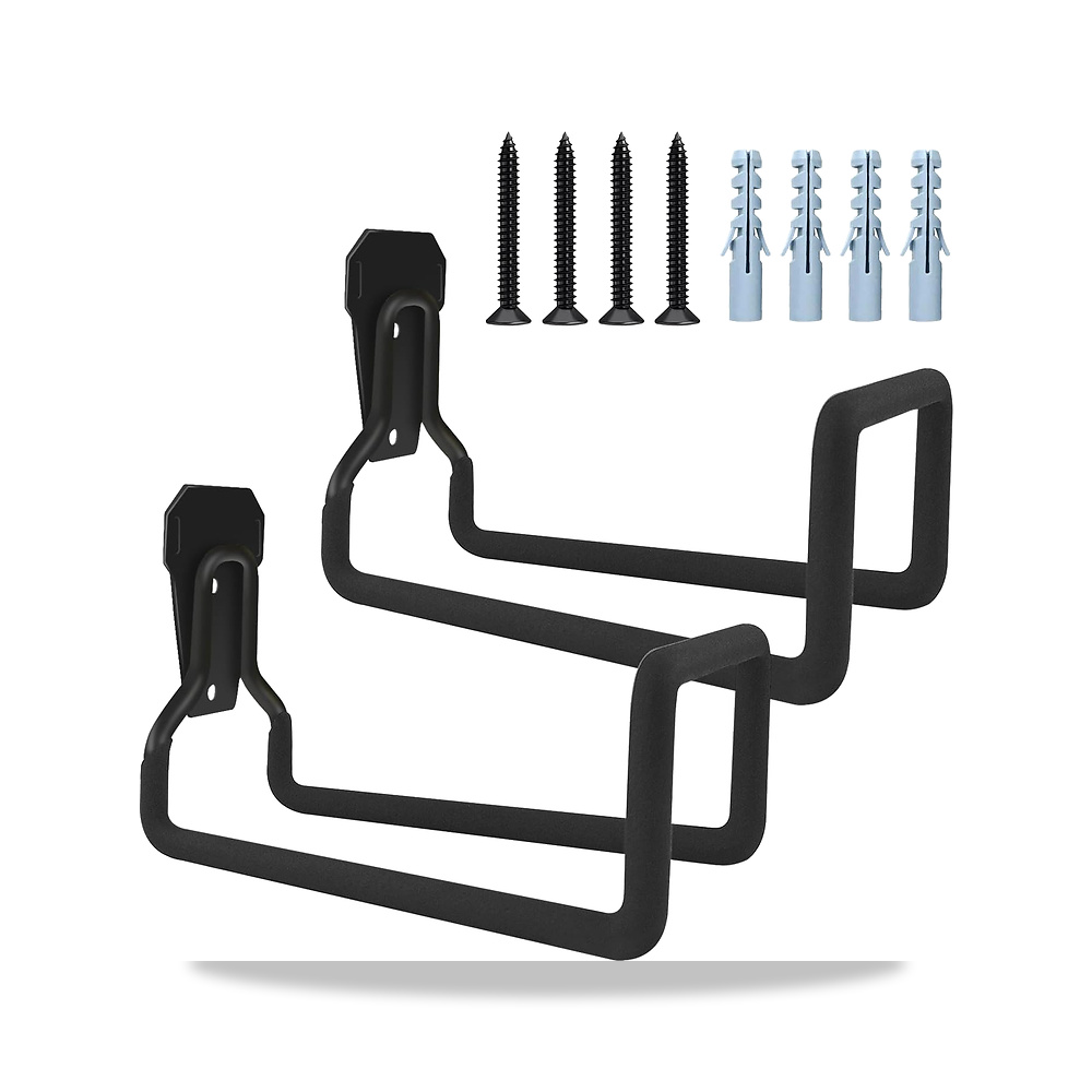 صورة منتج قطعتان من حامل خرطوم الحديقة يثبت على الحائط، خطافات خرطوم، شديدة التحمل تثبت على الحائط للخارج، تخزين مياه - كود الصنف reemco-2027-1815036 - ماركة يباع من خلال reemco - توريد وتصوير حصري لشركة ريمكو القابضة السعودية