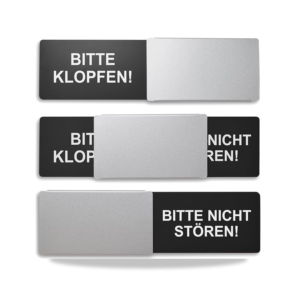 صورة منتج فري/بيسيتزت تشايلد ستايل BITTE KLOPFEN/BITTE NICHT STÖREN – 175 × 50 ملم – تصميم صنع في المانيا – نص محفور - كود الصنف reemco-2027-1815887 - ماركة يباع من خلال reemco - توريد وتصوير حصري لشركة ريمكو القابضة السعودية