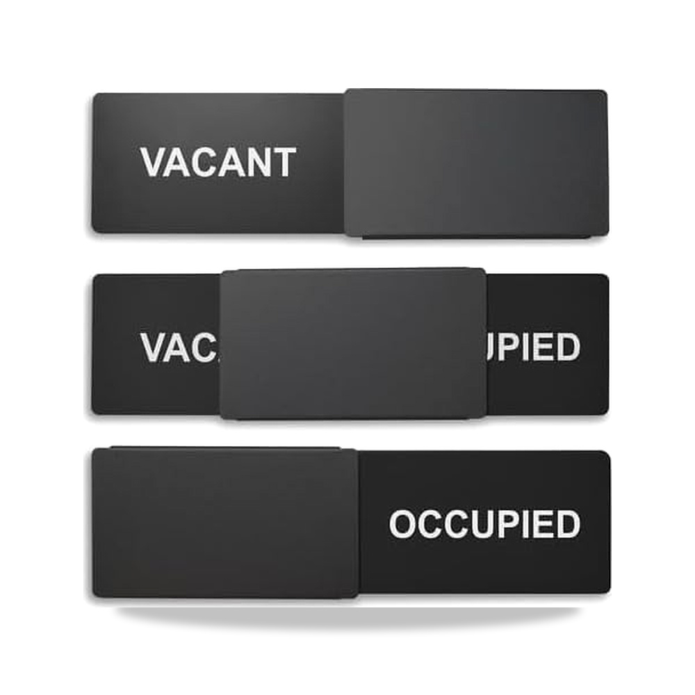 صورة منتج نمط اللافتة الحرة/المحتلة: Vacant/Occupied (أسود) 175 × 50 ملم – تصميم صنع في المانيا – نص محفور – لافتة - كود الصنف reemco-2027-1815926 - ماركة يباع من خلال reemco - توريد وتصوير حصري لشركة ريمكو القابضة السعودية