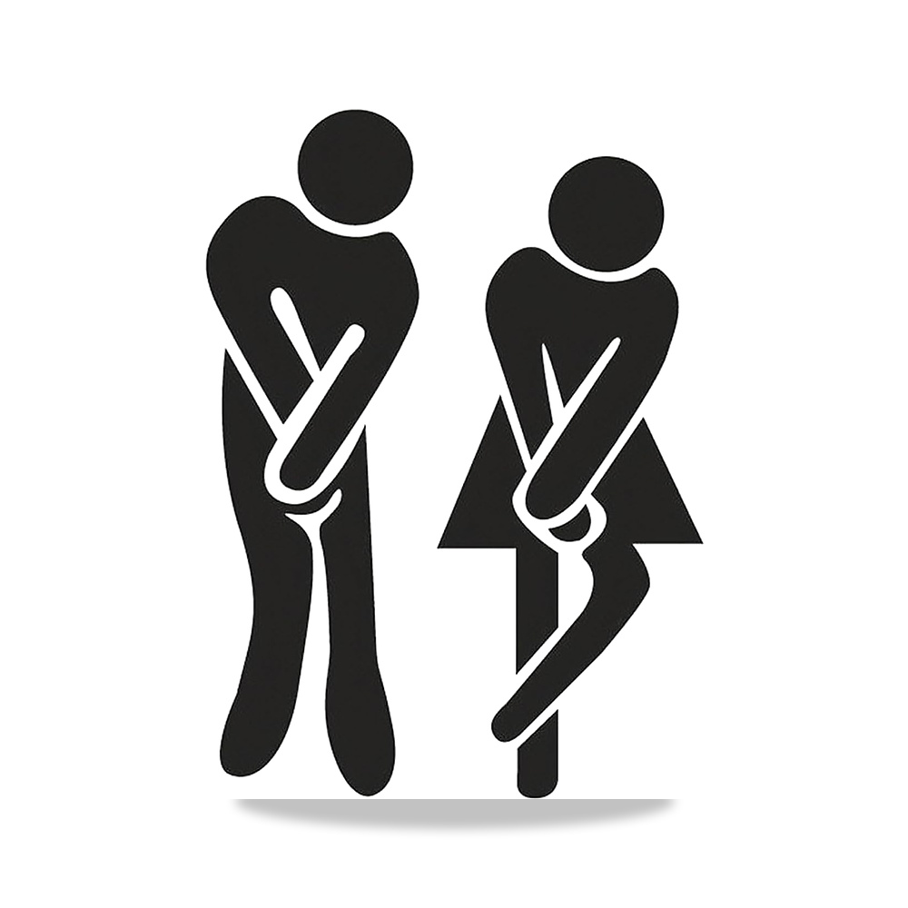 صورة منتج ملصقات حائط للباب والمرحاض من اتش اس اي اكس اتش ايه اف، علامات تصويرية للمراحيض للرجال والنساء – لون اسود - كود الصنف reemco-2027-1816020 - ماركة يباع من خلال reemco - توريد وتصوير حصري لشركة ريمكو القابضة السعودية