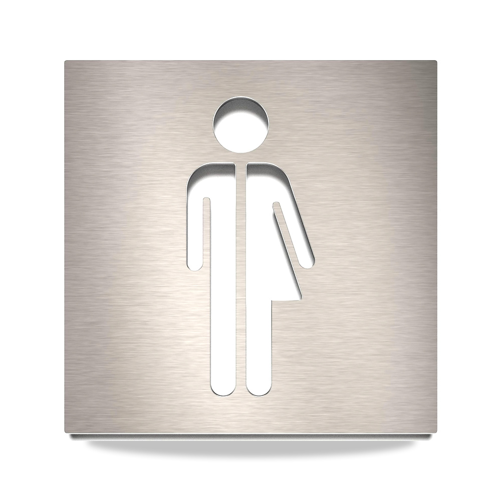 صورة منتج لافتة مرحاض من الستانلس ستيل بتصميم ذاتي اللصق وسهل التنظيف للجنسين D-06-E INOXSIGN – المقاس Einheitsgröße – 12الطول x 0,1العرض سم - كود الصنف reemco-2027-1816027 - ماركة يباع من خلال reemco - توريد وتصوير حصري لشركة ريمكو القابضة السعودية
