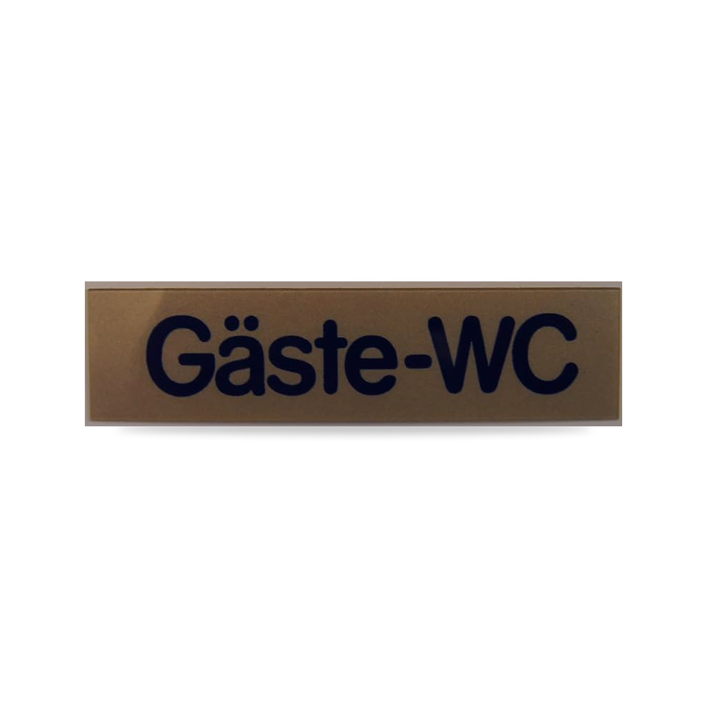 صورة منتج مرحاض للضيوف بعبارة Word Sign Alpertec – اللون برونزي – المادة فينيل - كود الصنف reemco-2027-1816037 - ماركة يباع من خلال reemco - توريد وتصوير حصري لشركة ريمكو القابضة السعودية