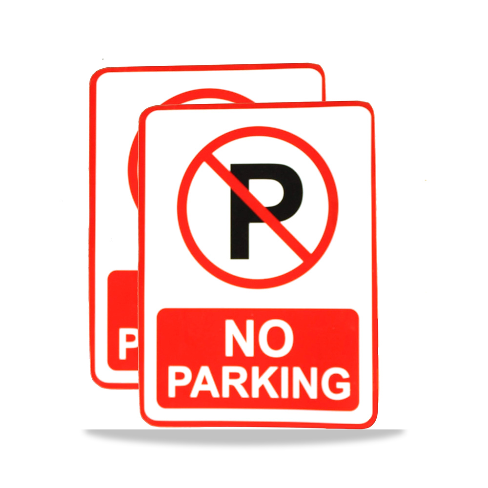 صورة منتج بيفسينول ايه ستيكر لاصق مطبوع بعبارة «No Parking Sign» باللونين الاحمر والابيض – سهل التركيب ومقاوم للطقس - كود الصنف reemco-2027-1816071 - ماركة يباع من خلال reemco - توريد وتصوير حصري لشركة ريمكو القابضة السعودية