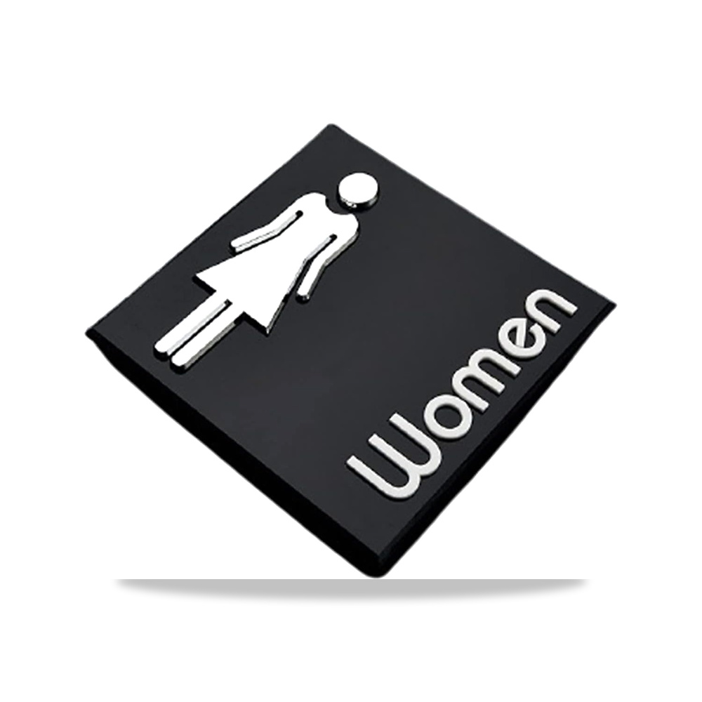 صورة منتج لافتة ابواب الحمام من مينسي بي دي، ملصقات جدارية ابداعية للمرحاض، لوحات اكريليك للرجال والنساء لوحة ضغط - كود الصنف reemco-2027-1816115 - ماركة يباع من خلال reemco - توريد وتصوير حصري لشركة ريمكو القابضة السعودية