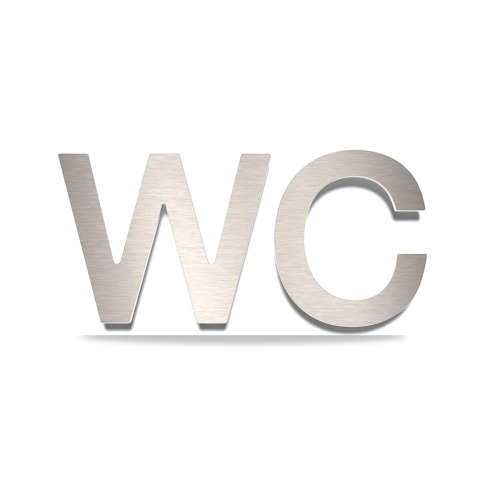 صورة منتج لافتة مرحاض من الستانلس ستيل بتصميم ذاتي اللصق وسهل التنظيف SW-01-E INOXSIGN – المقاس Einheitsgröße – 7,5الطول x 0,2العرض سم - كود الصنف reemco-2027-1816248 - ماركة يباع من خلال reemco - توريد وتصوير حصري لشركة ريمكو القابضة السعودية