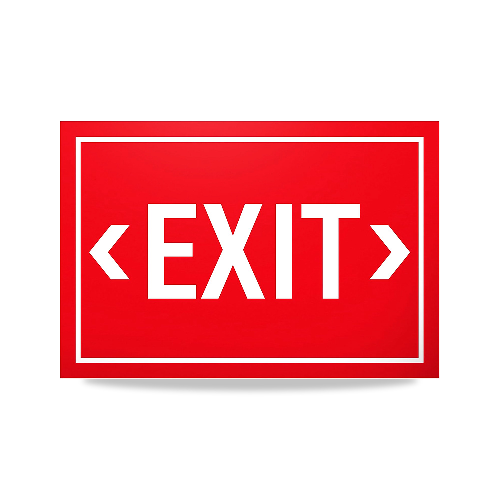 صورة منتج DankeDir! Exit – لافتة بلاستيكية مقاس 30 × 20 سم – باب استوديو منزل فكرة هدية – باب إشعار باب الطوارئ الخروج - كود الصنف reemco-2027-1816250 - ماركة يباع من خلال reemco - توريد وتصوير حصري لشركة ريمكو القابضة السعودية