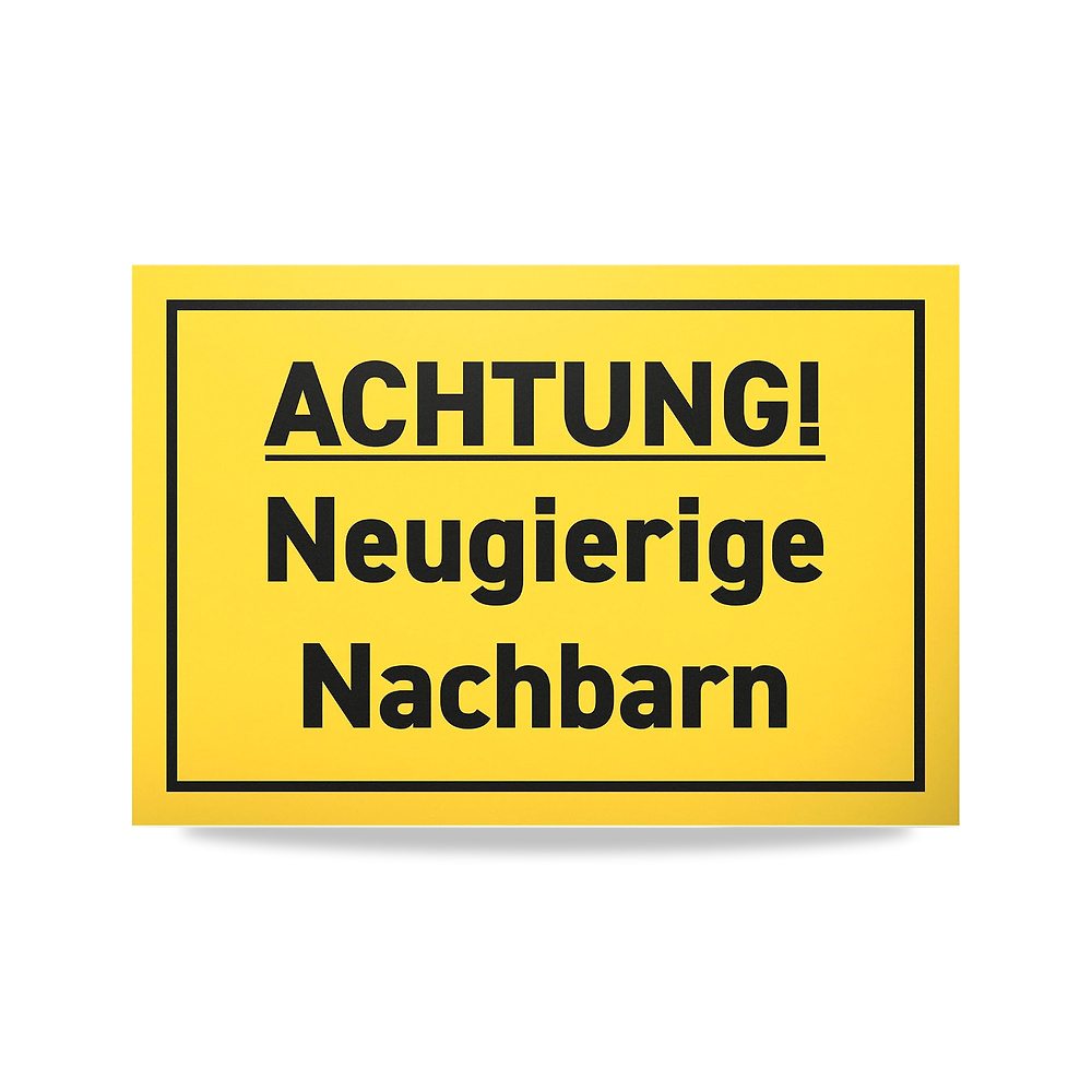 صورة منتج DankeDir! Achtung Curious Neighbors – لافتة بلاستيكية مقاس 30 × 20 سم – باب بعبارة مضحكة – هدية عيد ميلاد - كود الصنف reemco-2027-1816265 - ماركة يباع من خلال reemco - توريد وتصوير حصري لشركة ريمكو القابضة السعودية