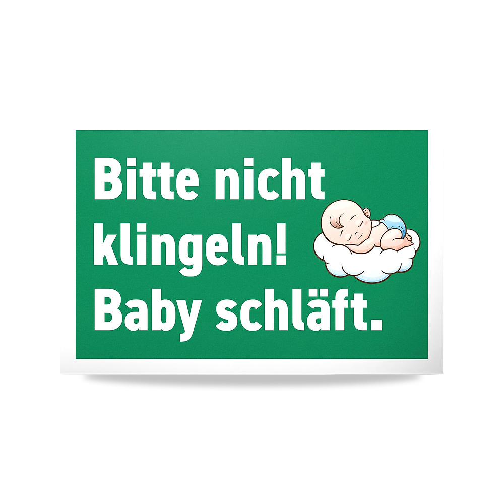 صورة منتج DankeDir! Bitte Nicht Klingeln Baby schläft – لافتة بلاستيكية مقاس 30 × 20 سم – هدية الزملاء والأصدقاء - كود الصنف reemco-2027-1816267 - ماركة يباع من خلال reemco - توريد وتصوير حصري لشركة ريمكو القابضة السعودية