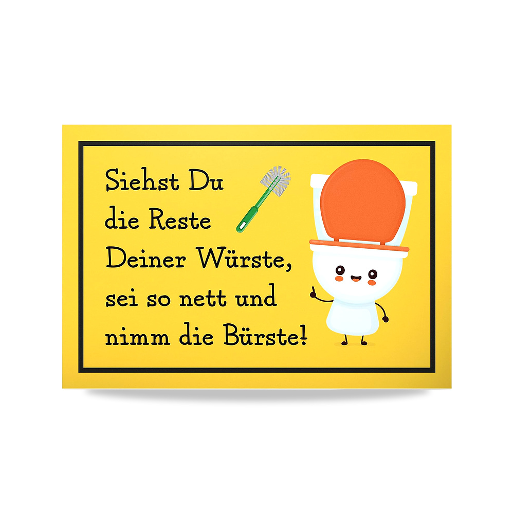 صورة منتج DankeDir! لافتة Nimm die Bürste مقاس 30 × 20 سم للحائط للرجال باب مزخرفة مضحكة للضيوف والمرحاض مرحاض للتعليق - كود الصنف reemco-2027-1816352 - ماركة يباع من خلال reemco - توريد وتصوير حصري لشركة ريمكو القابضة السعودية
