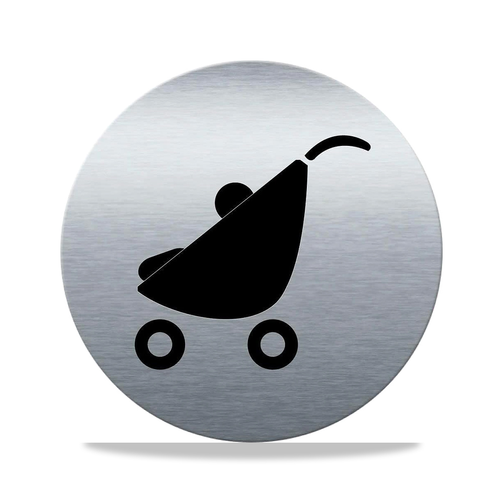 صورة منتج لافتة باب “Local Pram” مزدوجة الجوانب من الالومنيوم المصقول مع خلفية ذاتية اللصق 85 ملم × 3 ملم من الوساين - كود الصنف reemco-2027-1816356 - ماركة يباع من خلال reemco - توريد وتصوير حصري لشركة ريمكو القابضة السعودية