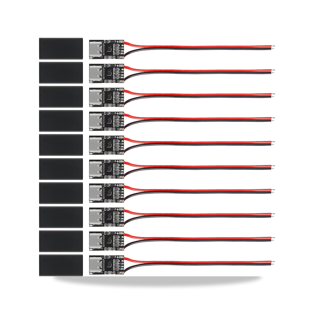 صورة منتج لوحة تشغيل بي دي 3.0 كيو سي نوع سي من دويي، 10 قطع USB-C PD QC 5 فولت 9 فولت 12 فولت 15 فولت 20 فولت تيار - كود الصنف reemco-2027-1817193 - ماركة يباع من خلال reemco - توريد وتصوير حصري لشركة ريمكو القابضة السعودية