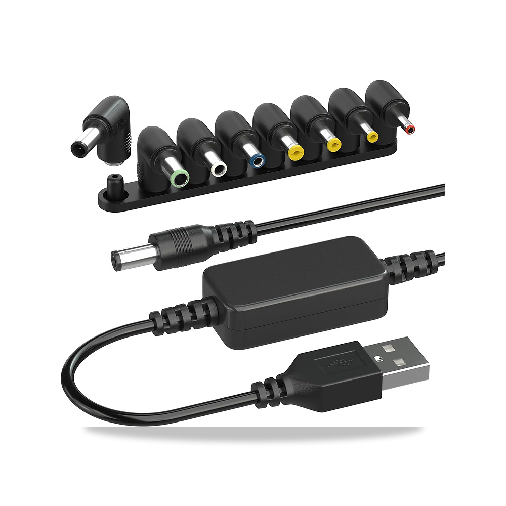 صورة منتج دي ار او كيه محول USB الى 9 فولت – تعزيز 5 فولت الى 9 فولت، كيبل طاقة USB الى تيار مستمر بطول 1.1 متر/3.6 - كود الصنف reemco-2027-1818590 - ماركة يباع من خلال reemco - توريد وتصوير حصري لشركة ريمكو القابضة السعودية