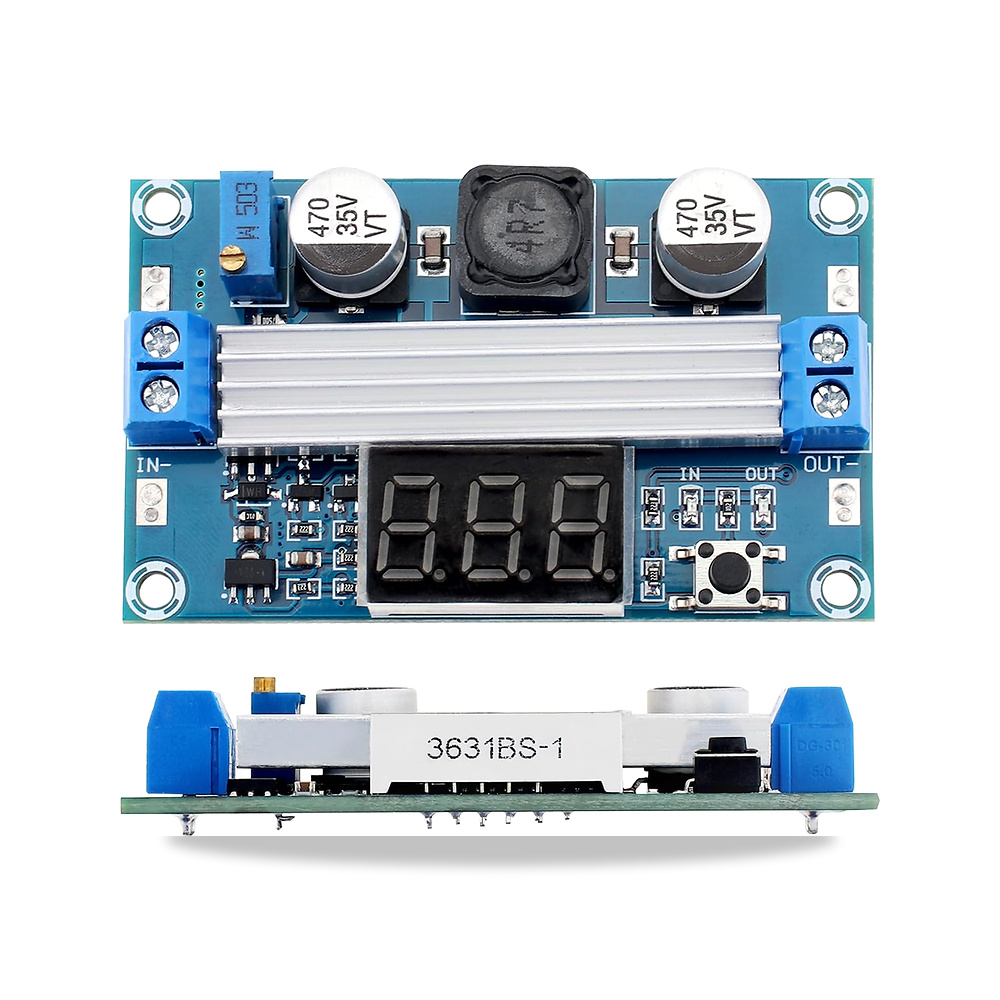 صورة منتج ديجي يس محول معزز LTC1871 DC-DC 3-35 فولت الى 3.5-35 فولت مع فولتميتر LED، وحدة امداد طاقة اب بتيار مستمر - كود الصنف reemco-2027-1819914 - ماركة يباع من خلال reemco - توريد وتصوير حصري لشركة ريمكو القابضة السعودية