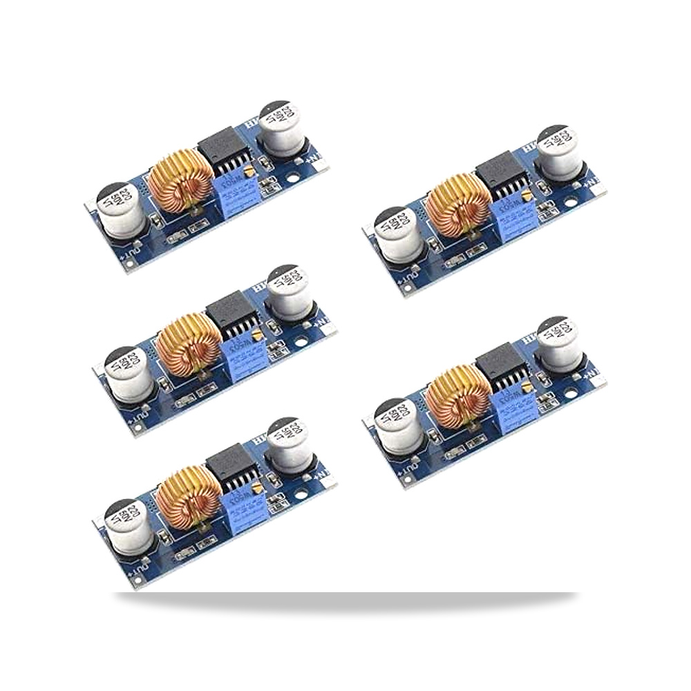 صورة منتج 5 قطع XL4015 5A DC-DC وحدة امدادات الطاقة القابلة للتعديل محول باك – 0-5 أمبير - كود الصنف reemco-2027-1820289 - ماركة يباع من خلال reemco - توريد وتصوير حصري لشركة ريمكو القابضة السعودية
