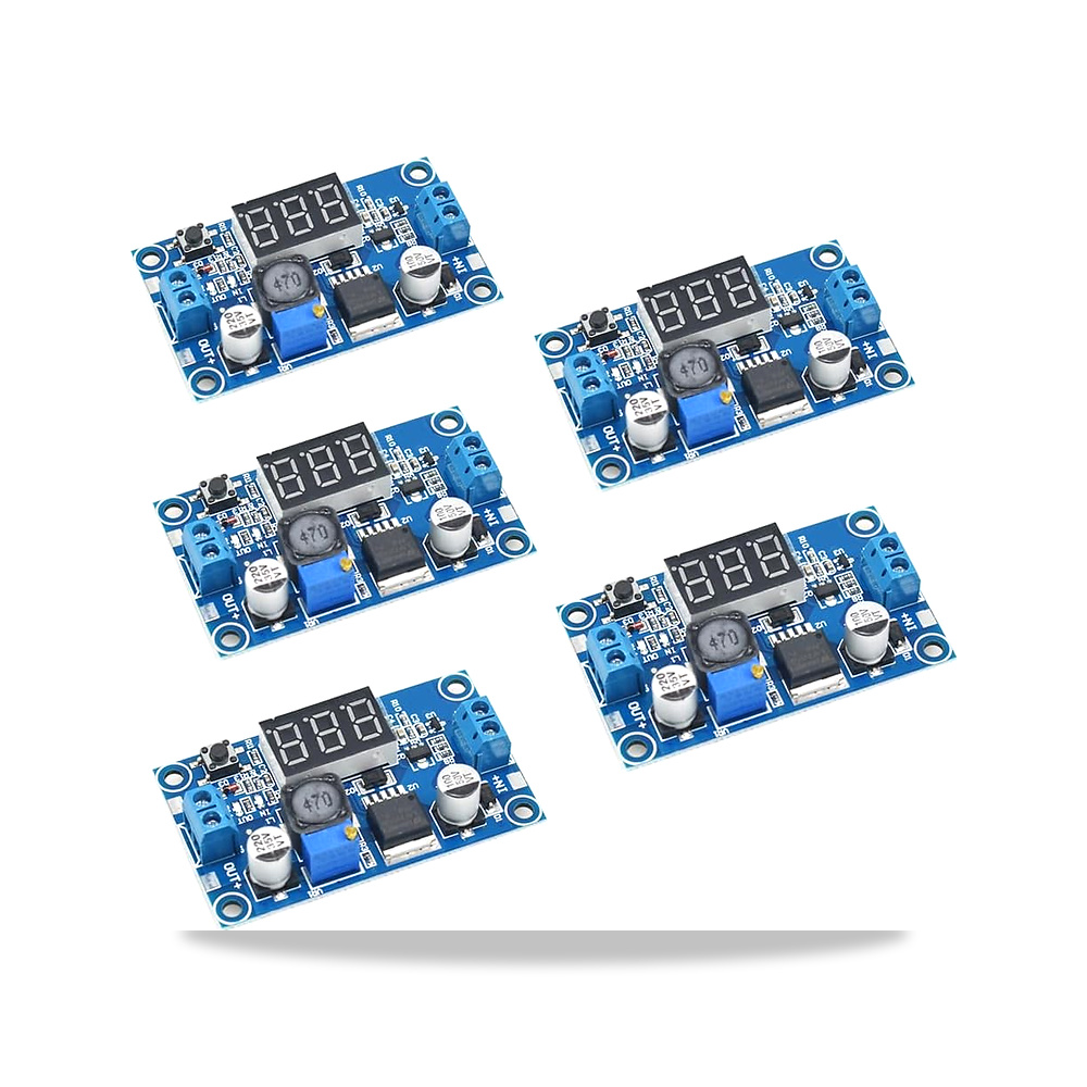 صورة منتج 5 قطع LM2596 DC-DC محول تخفيض الجهد منظم التبديل مؤشر الطاقة LED Senzooe - كود الصنف reemco-2027-1820354 - ماركة يباع من خلال reemco - توريد وتصوير حصري لشركة ريمكو القابضة السعودية
