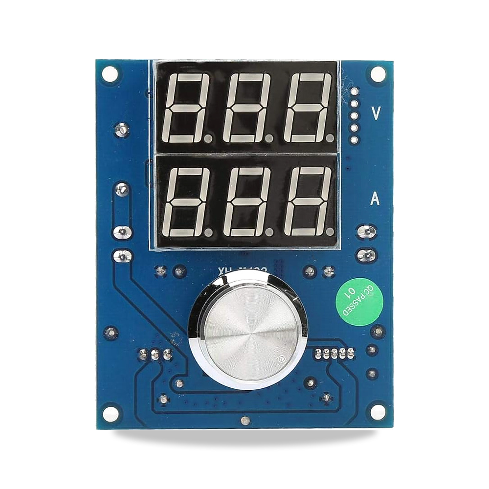 صورة منتج محول رقمي بتيار مستمر من اكس اتش – ام 403، منظم تيار عالي الطاقة 8 امبير مع شاشة LCD ومقياس التيار الكهربائي - كود الصنف reemco-2027-1820546 - ماركة يباع من خلال reemco - توريد وتصوير حصري لشركة ريمكو القابضة السعودية