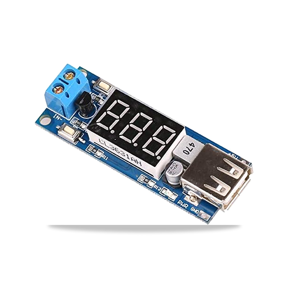 صورة منتج وحدة طاقة من سوتس – تيار مستمر 4.5-40 فولت الى 5 فولت 2 امبير شاحن USB محول باك الفولتميتر - كود الصنف reemco-2027-1820735 - ماركة يباع من خلال reemco - توريد وتصوير حصري لشركة ريمكو القابضة السعودية