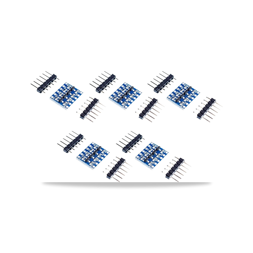 صورة منتج محول مستوى منطقي 4 قنوات IIC I2C ثنائي الاتجاه 5 فولت الى 3.3 فولت من تيكنولاب، 5 قطع تكنولاب - كود الصنف reemco-2027-1820816 - ماركة يباع من خلال reemco - توريد وتصوير حصري لشركة ريمكو القابضة السعودية