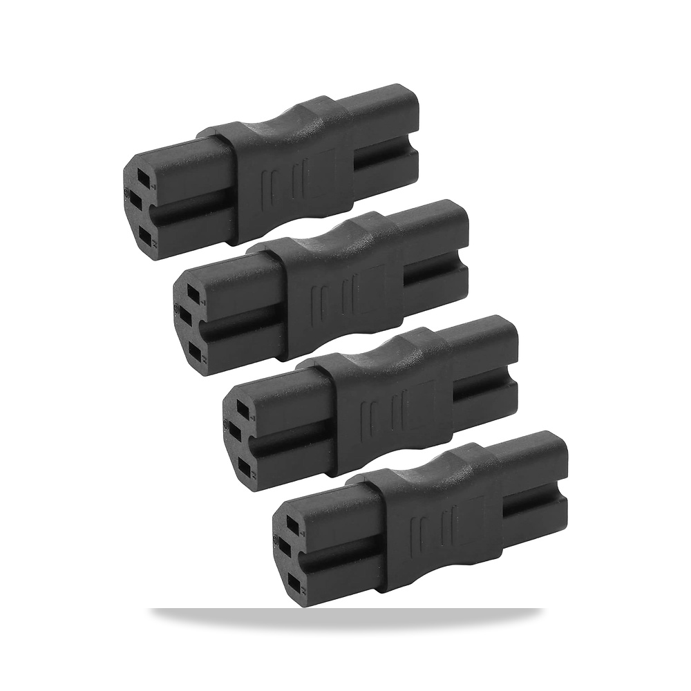 صورة منتج محول طاقة IEC320 C15 الى IEC320 C15، قياسي شديد التحمل 2500 واط، مقبس للاب توب وحافظة PDU من 4 قطع - كود الصنف reemco-2027-1821141 - ماركة يباع من خلال reemco - توريد وتصوير حصري لشركة ريمكو القابضة السعودية