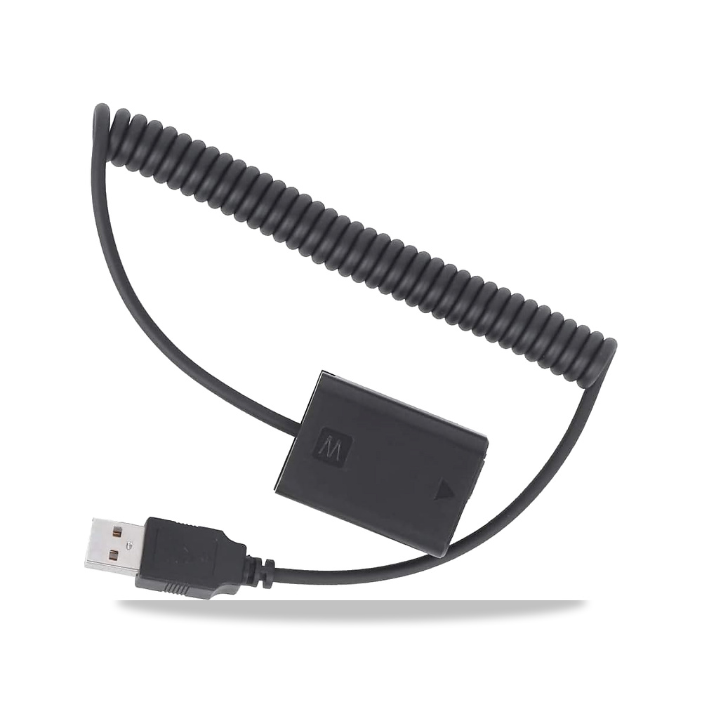 صورة منتج بطارية وهمية لفك التشفير الكامل، بلاستيك قوي عالمي USB الى FW50 وهمية، قابس منفذ USB لـ A7S وسوني A7 - كود الصنف reemco-2027-1821228 - ماركة يباع من خلال reemco - توريد وتصوير حصري لشركة ريمكو القابضة السعودية