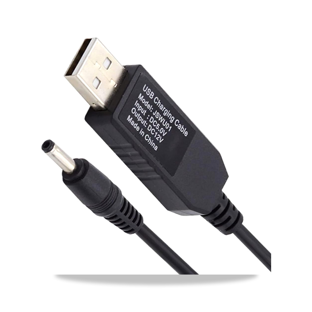 صورة منتج محول USB معزز، كيبل موصل منظم طاقة لرفع الجهد من USB ذو تيار مستمر بجهد 5 فولت إلى 12 فولت بطول 1 متر - كود الصنف reemco-2027-1821341 - ماركة يباع من خلال reemco - توريد وتصوير حصري لشركة ريمكو القابضة السعودية