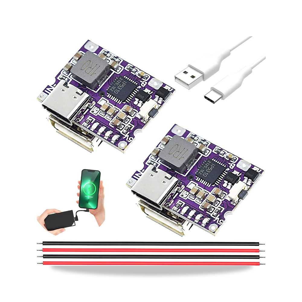 صورة منتج وحدة شحن طاقة اب بمنفذ USB نوع سي بجهد 5 فولت 3.1 امبير من دكاردو، شحن وتفريغ IP5310، لوحة محمولة مع كيبل - كود الصنف reemco-2027-1821367 - ماركة يباع من خلال reemco - توريد وتصوير حصري لشركة ريمكو القابضة السعودية