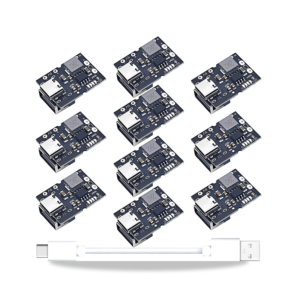 صورة منتج وحدة محول USB نوع سي 5 فولت 2 امبير من دكاردو، 10 قطع، طاقة اب، شاشة LED، لوحة حماية شحن بطارية ليثيوم مدمجة - كود الصنف reemco-2027-1821369 - ماركة يباع من خلال reemco - توريد وتصوير حصري لشركة ريمكو القابضة السعودية