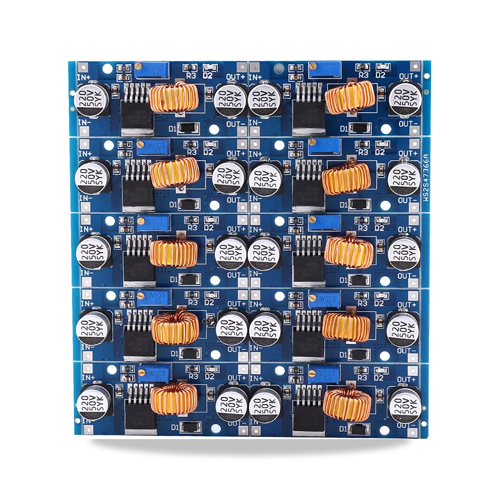 صورة منتج وحدة محول تيار مستمر من ان دي ان سي زد دي اتش سي، 10 قطع 5 امبير XL4015 DC-DC امداد طاقة قابلة للتعديل شاحن ليثيوم - كود الصنف reemco-2027-1821408 - ماركة يباع من خلال reemco - توريد وتصوير حصري لشركة ريمكو القابضة السعودية