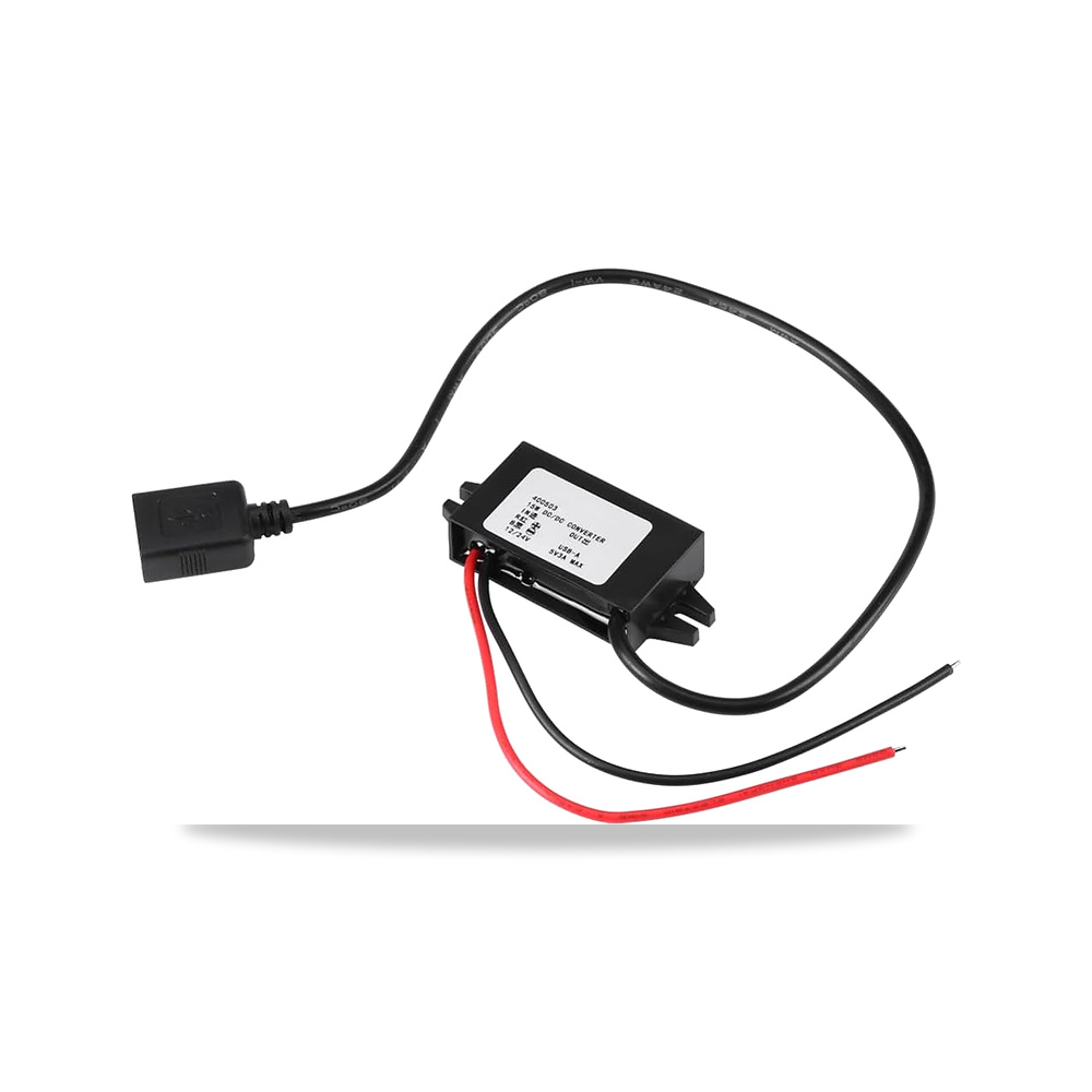 صورة منتج وحدة محول تيار مستمر 12 فولت/24 فولت الى 5 فولت 3 امبير 15 واط طاقة مخرج USB صغير لشاشة LED وسيارة الاطفال - كود الصنف reemco-2027-1821702 - ماركة يباع من خلال reemco - توريد وتصوير حصري لشركة ريمكو القابضة السعودية