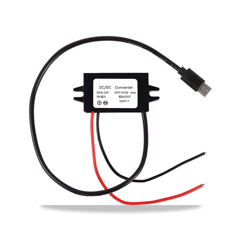 صورة منتج ميريفا محول USB C من 12 فولت الى 5 فولت تيار مستمر 12 فولت الى نوع C 5 فولت 3 امبير USB باك وحدة تخفيض 8-23 - كود الصنف reemco-2027-1822017 - ماركة يباع من خلال reemco - توريد وتصوير حصري لشركة ريمكو القابضة السعودية