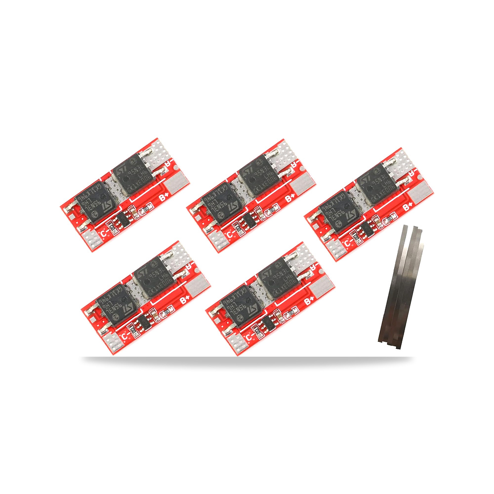 صورة منتج تيكواوت 5 قطع 1S 10A 4.2 فولت ليثيوم ايون 18650 BMS PCM لوحة حماية البطارية + 5 قطع شريط نيكل تيكنويوت - كود الصنف reemco-2027-1822134 - ماركة يباع من خلال reemco - توريد وتصوير حصري لشركة ريمكو القابضة السعودية
