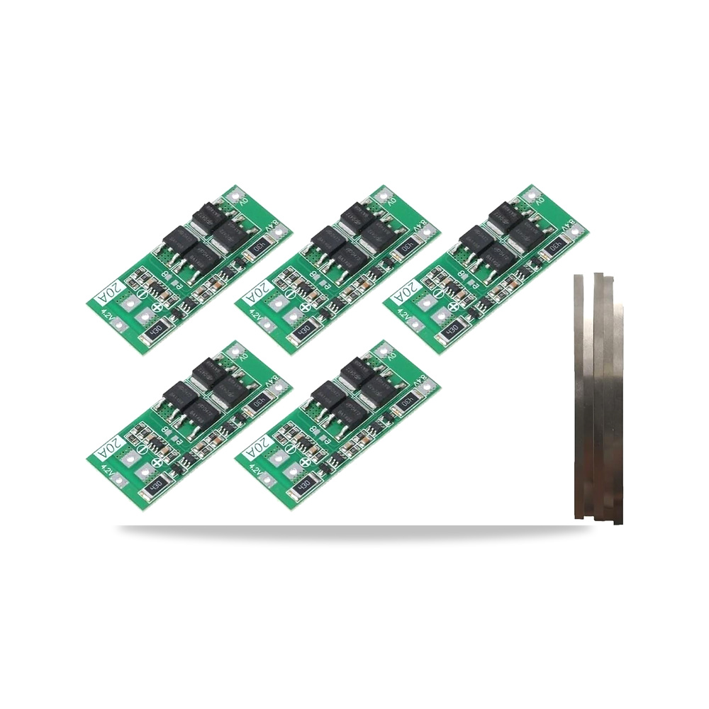 صورة منتج تيكواوت 5 قطع 2S 20A 7.4V 8.4V لوحة حماية البطارية نسخة التوازن BMS + 5 قطع شريط نيكل تيكنويوت - كود الصنف reemco-2027-1822135 - ماركة يباع من خلال reemco - توريد وتصوير حصري لشركة ريمكو القابضة السعودية