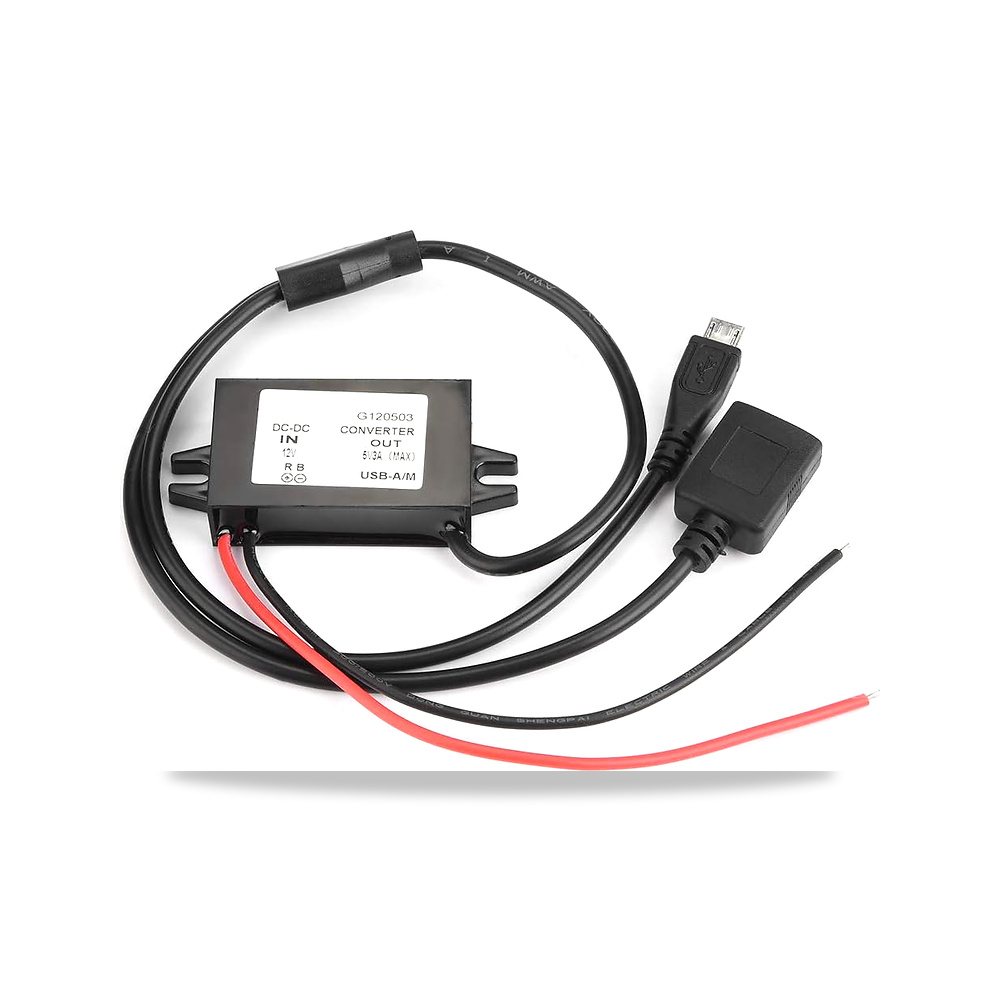 صورة منتج محول تنحى للاسفل، طاقة USB من تيار مستمر – 12 فولت الى 5 فولت 3 امبير USB – وحدة امداد الطاقة موديل GYVRM-G120503 - كود الصنف reemco-2027-1822173 - ماركة يباع من خلال reemco - توريد وتصوير حصري لشركة ريمكو القابضة السعودية