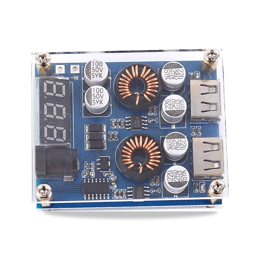 صورة منتج وحدة امدادات الطاقة بتيار مستمر 5 فولت 5 امبير 2 قناة USB QC2.0 QC3.0 SCP AFC LED الرقمية محول باك 2 USB - كود الصنف reemco-2027-1822368 - ماركة يباع من خلال reemco - توريد وتصوير حصري لشركة ريمكو القابضة السعودية