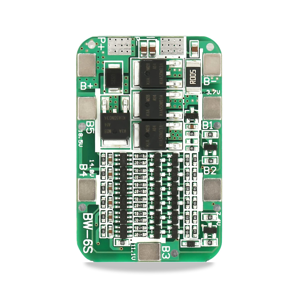 صورة منتج لوحة حماية البطارية 6S BMS 18650 شحن PCB 15 امبير 22 فولت 24 فولت - كود الصنف reemco-2027-1822476 - ماركة يباع من خلال reemco - توريد وتصوير حصري لشركة ريمكو القابضة السعودية