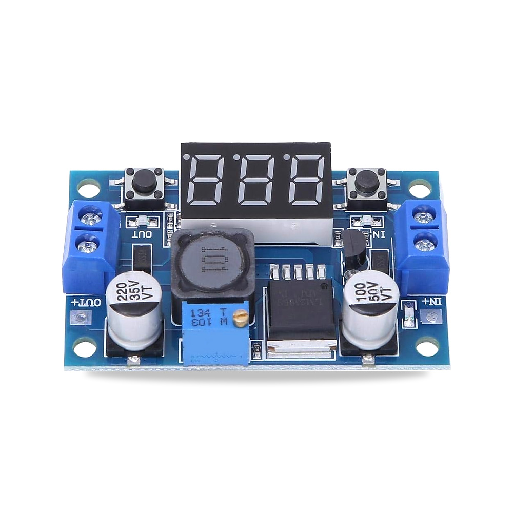صورة منتج وحدة LM2596 قابلة للتعديل محول DC-DC منظم خفض مع طرف 150 كيلو هرتز - كود الصنف reemco-2027-1822495 - ماركة يباع من خلال reemco - توريد وتصوير حصري لشركة ريمكو القابضة السعودية