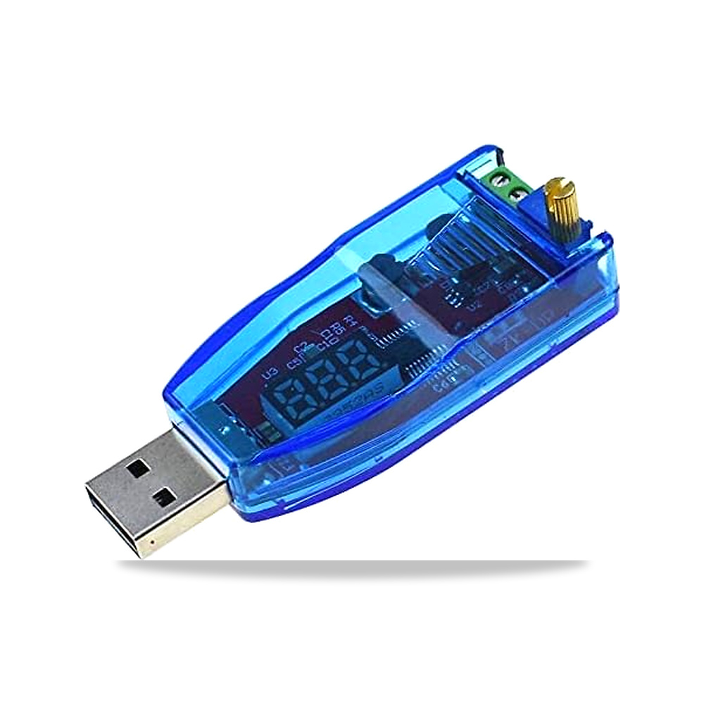 صورة منتج محول تيار مستمر- USB قابل للتعديل، وحدة منظم الجهد الكهربائي 5 فولت الى 1 فولت 3.3 فولت 9 فولت 12 فولت - كود الصنف reemco-2027-1822610 - ماركة يباع من خلال reemco - توريد وتصوير حصري لشركة ريمكو القابضة السعودية